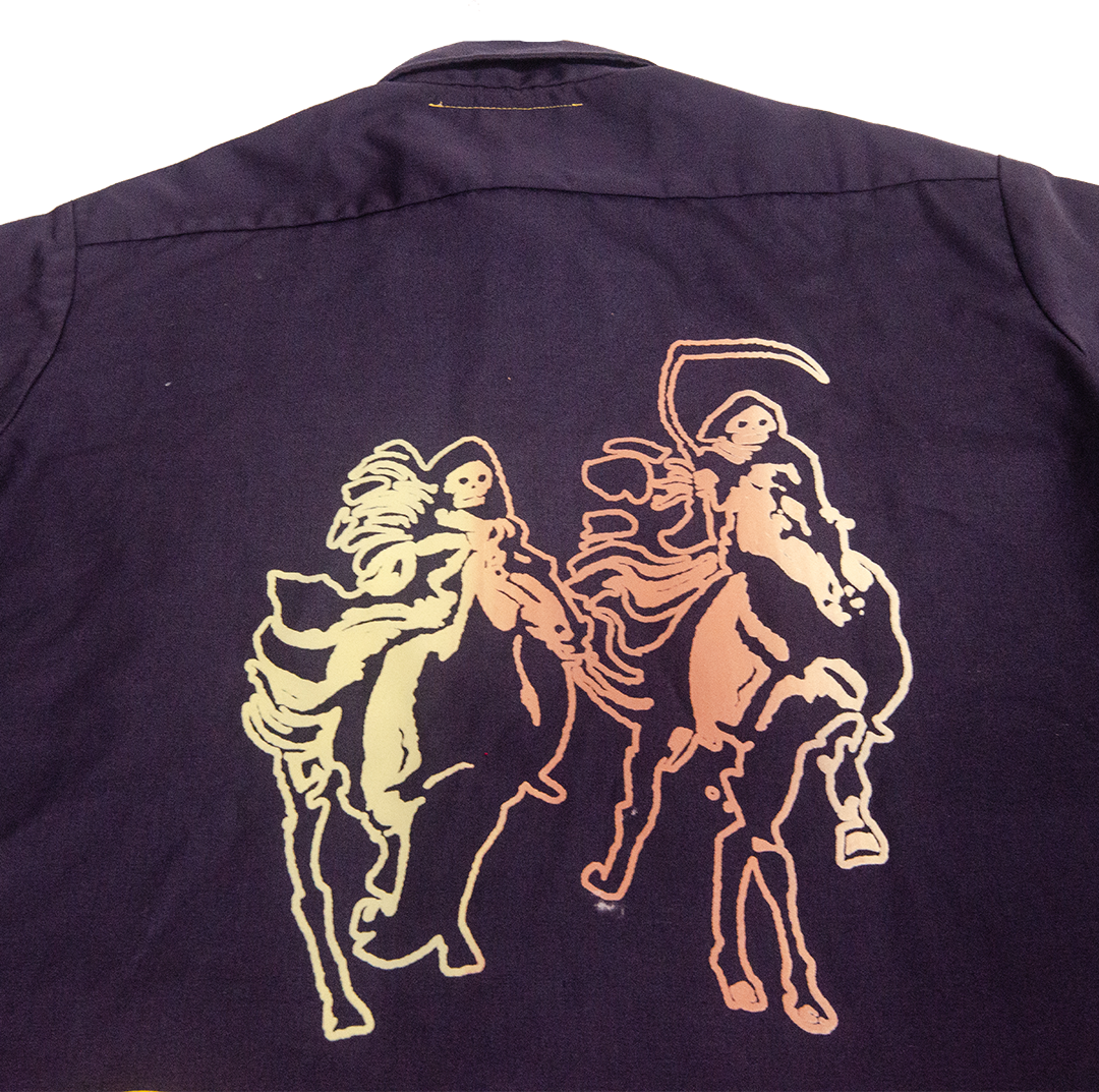 Western Work Shirt Navy Blue