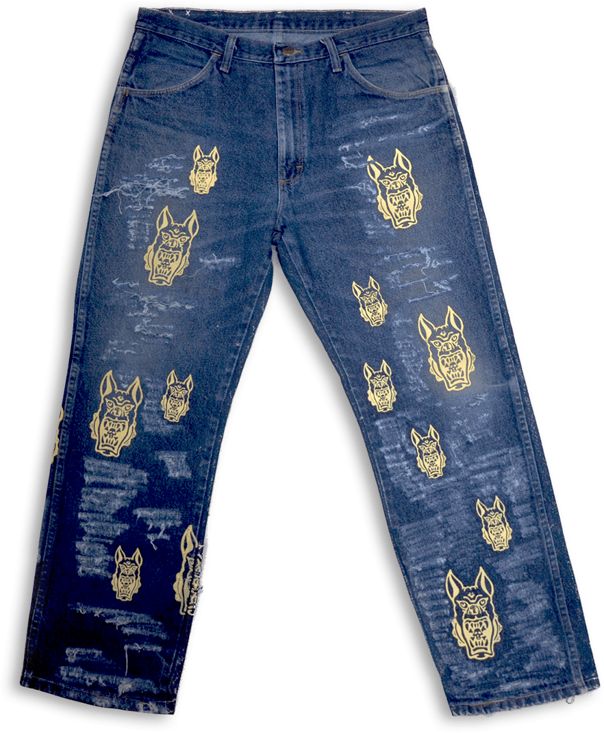 Goblin Distressed Denim Pair 2