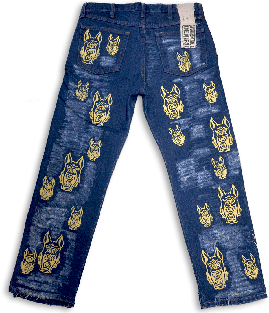 Goblin Distressed Denim Pair 1