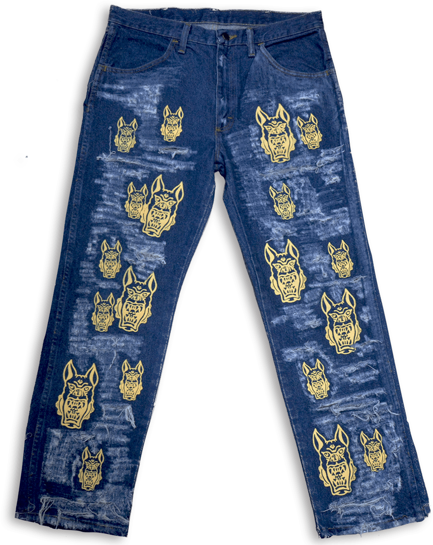 Goblin Distressed Denim Pair 1