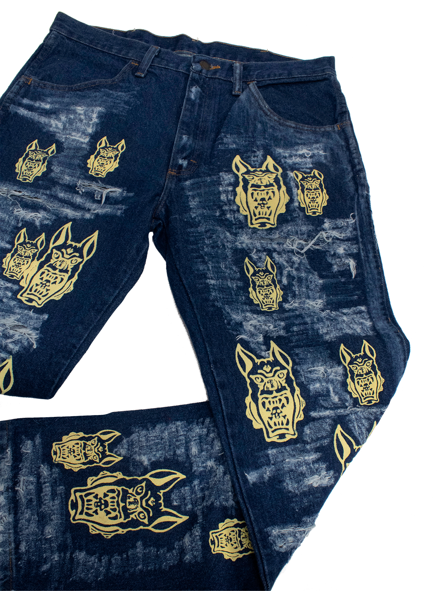 Goblin Distressed Denim Pair 2