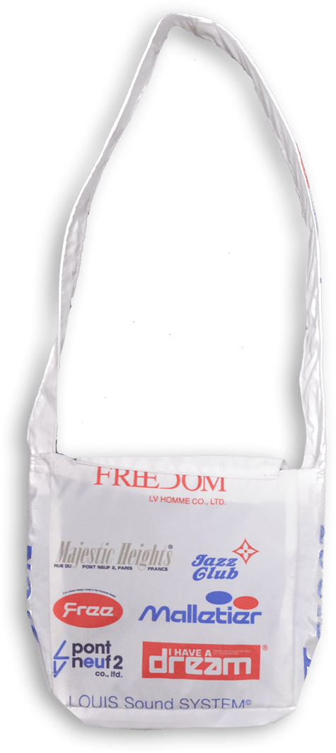 Designer Upcycled Shoulder Bag