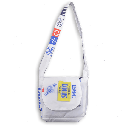 Designer Upcycled Shoulder Bag