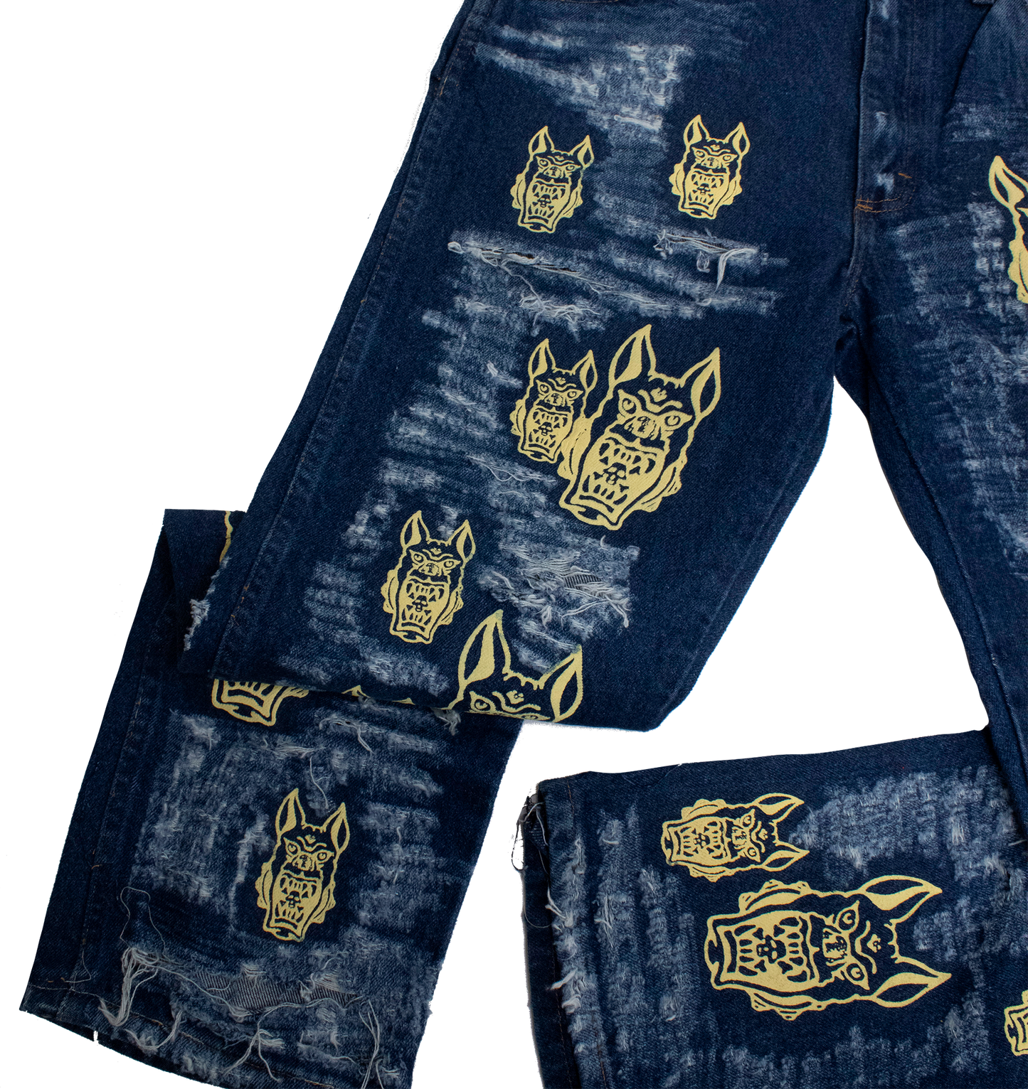 Goblin Distressed Denim Pair 1