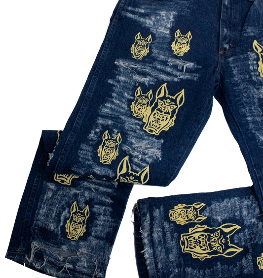 Goblin Distressed Denim Pair 1