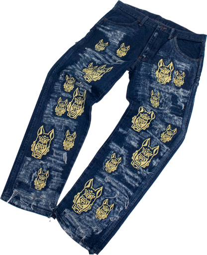 Goblin Distressed Denim Pair 3